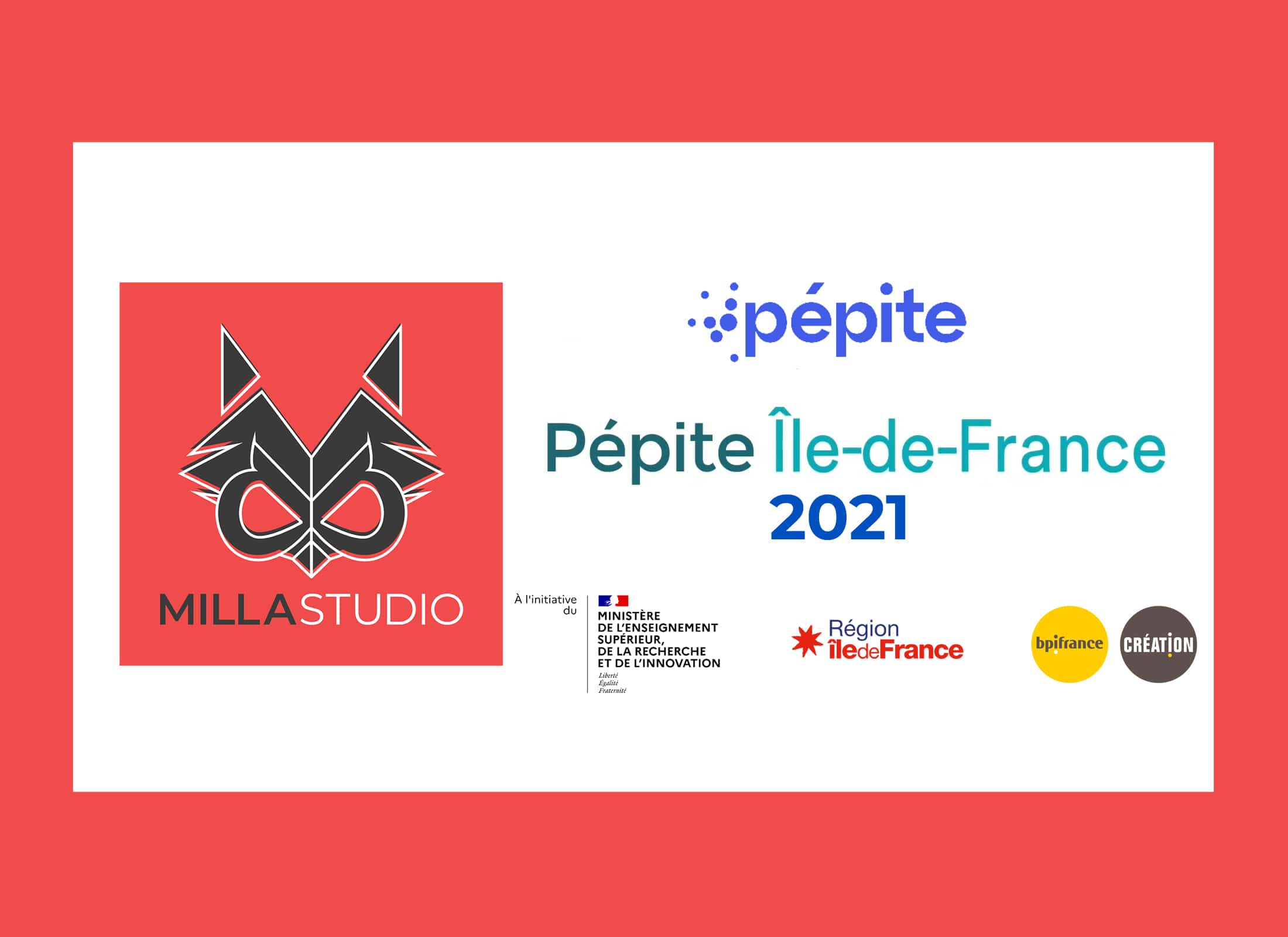 Milla Studio, lauréate du prix Pépite Île-de-France 2021