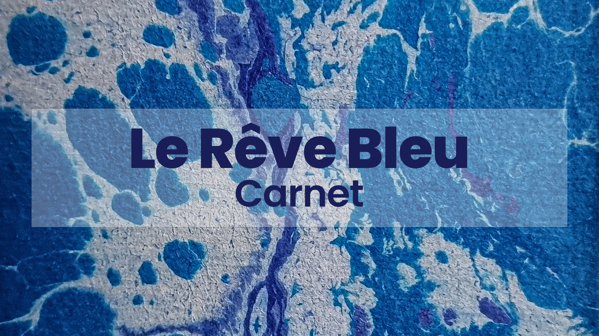 carnet fait main, collection Le Rêve Bleu 2201-1 | Milla Studio Concept Store